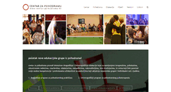 Desktop Screenshot of centar-psihodrama.hr